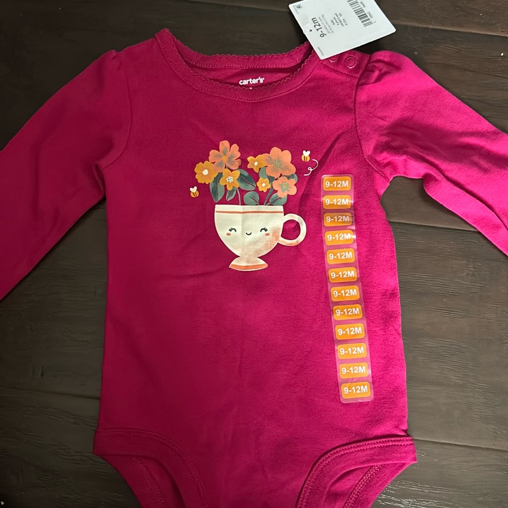 NWT Carters long sleeve onesie
